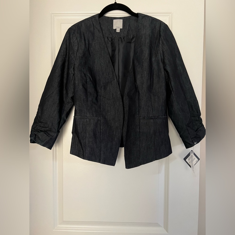 NWT Halogen Women’s Dark Blue Blazer Sz 8